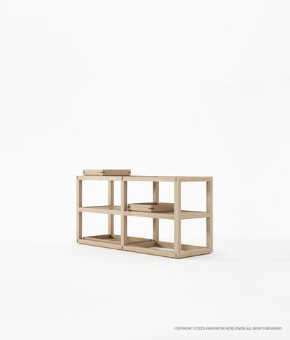UP & DOWN Horizontal Rack Type 2 w/ 2 Small Trays & Single Large Tray