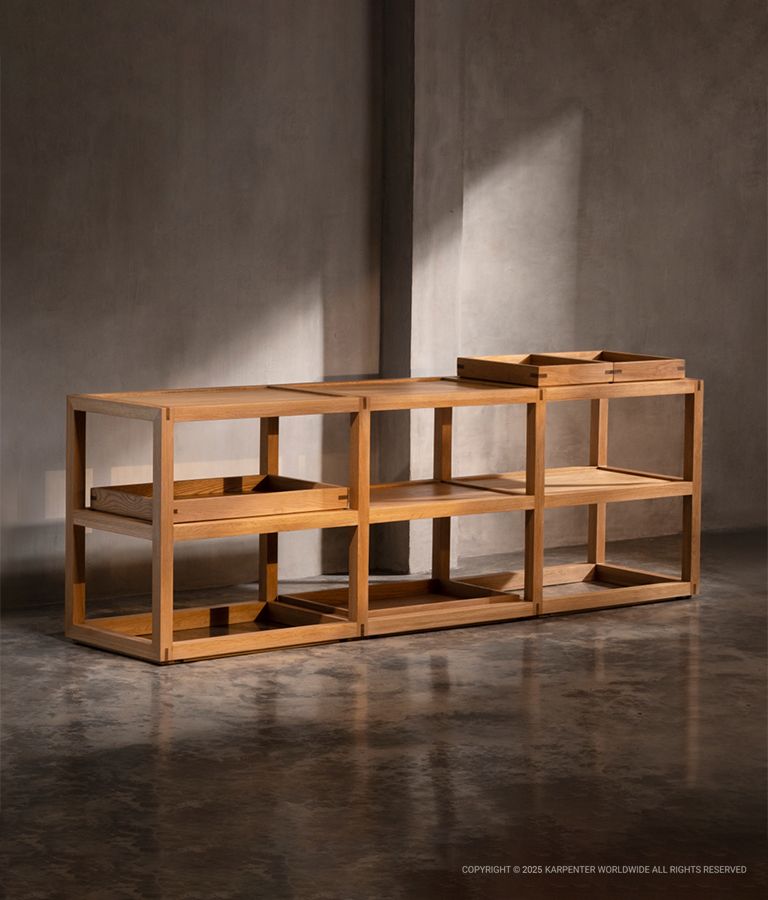 UP & DOWN Horizontal Rack Type 3 w/ 2 Small Trays & 2 Large Trays