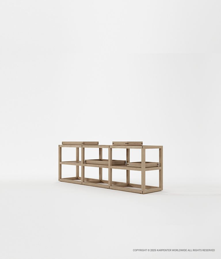 UP & DOWN Horizontal Rack Type 3 w/ 2 Small Trays & 2 Large Trays
