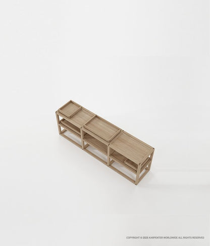 UP & DOWN Horizontal Rack Type 3 w/ 2 Small Trays & 2 Large Trays