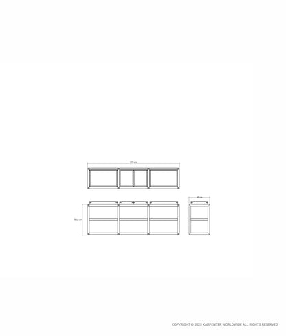 UP & DOWN Horizontal Rack Type 3 w/ 2 Small Trays & 2 Large Trays