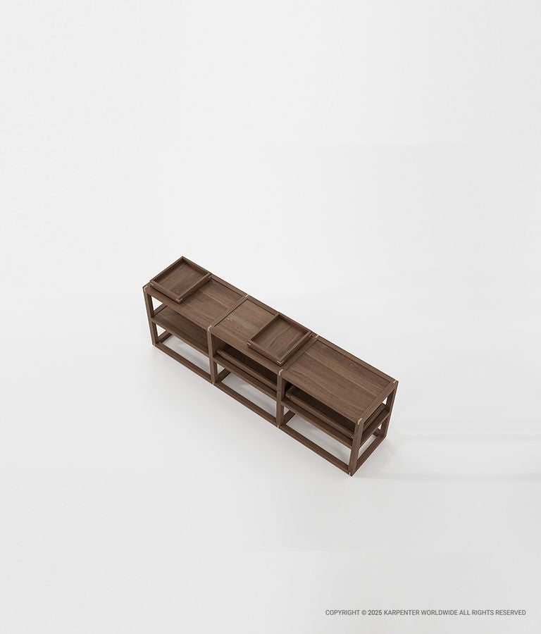 UP & DOWN Horizontal Rack Type 3 w/ 2 Small Trays & 2 Large Trays