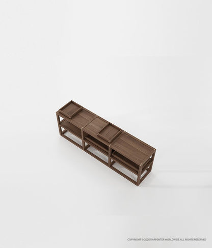 UP & DOWN Horizontal Rack Type 3 w/ 2 Small Trays & 2 Large Trays
