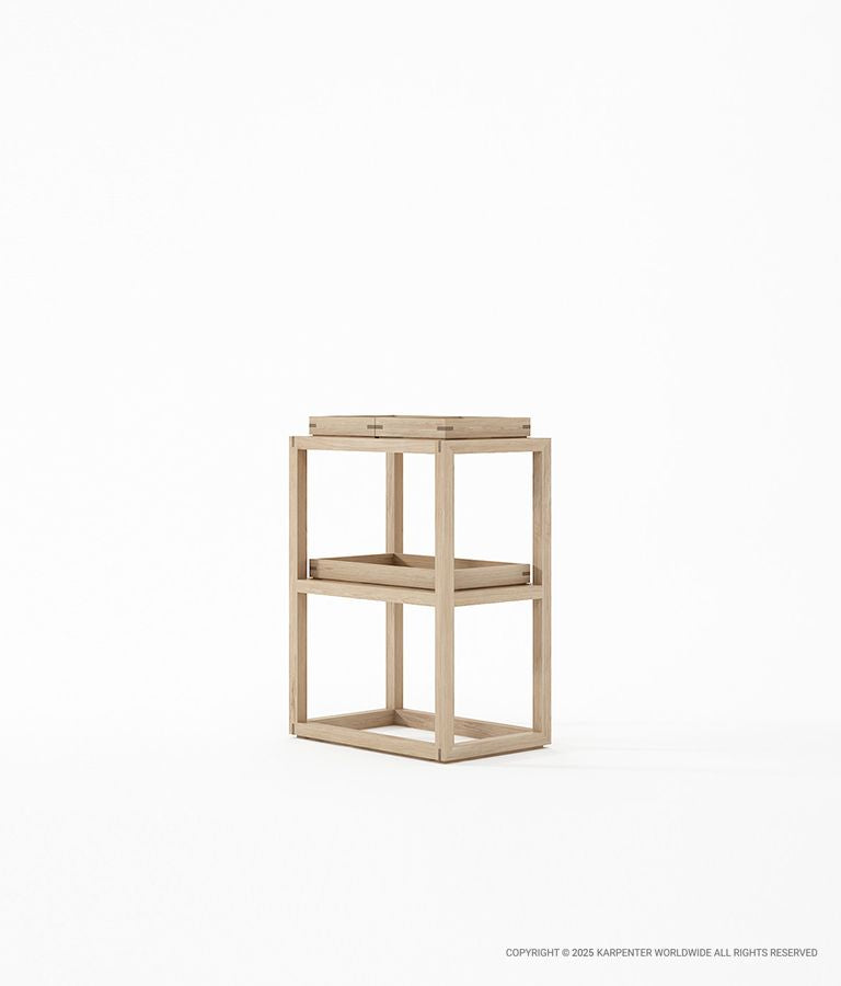 UP & DOWN Vertical Rack Type 1 w/ 2 Small Trays & Single Large Tray