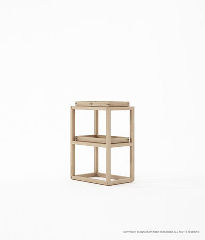 UP & DOWN Vertical Rack Type 1 w/ 2 Small Trays & Single Large Tray