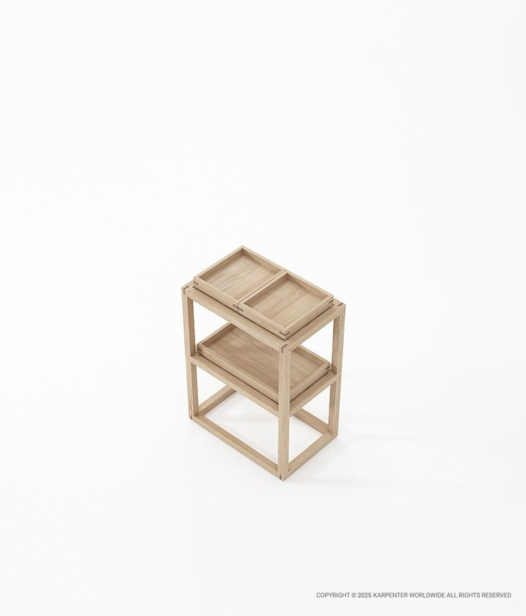 UP & DOWN Vertical Rack Type 1 w/ 2 Small Trays & Single Large Tray