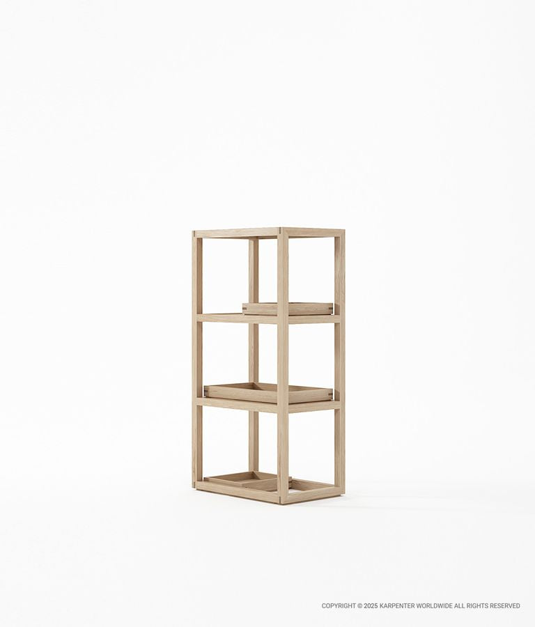 UP & DOWN Vertical Rack Type 2 w/ 2 Small Trays & Single Large Tray