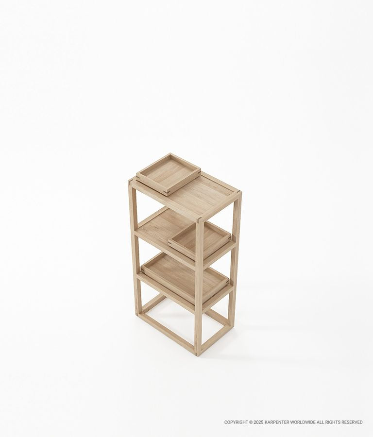 UP & DOWN Vertical Rack Type 2 w/ 2 Small Trays & Single Large Tray