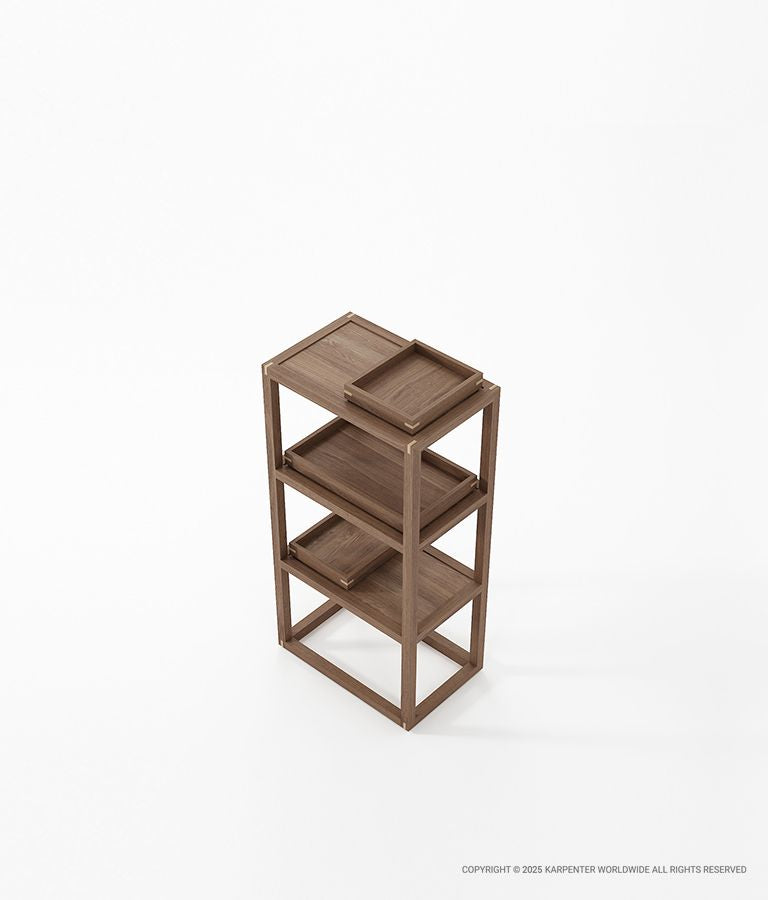 UP & DOWN Vertical Rack Type 2 w/ 2 Small Trays & Single Large Tray