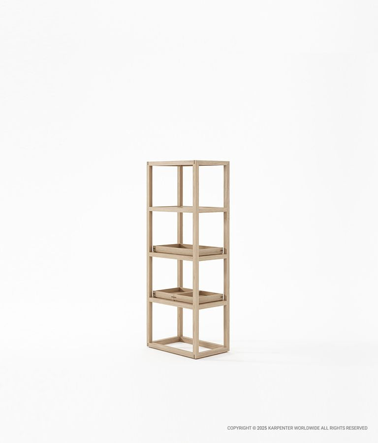 UP & DOWN Vertical Rack Type 3 w/ 2 Small Trays & Single Large Tray