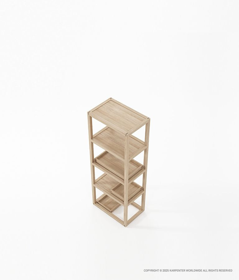 UP & DOWN Vertical Rack Type 3 w/ 2 Small Trays & Single Large Tray