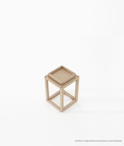 UP & DOWN Side Table w/ Single Tray
