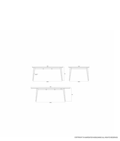 VINTAGE Extending Dining Table