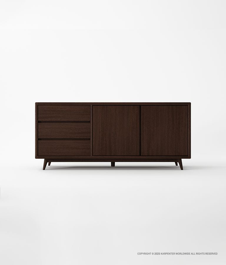 VINTAGE Sideboard w/ 3 Drawers & 2 Doors