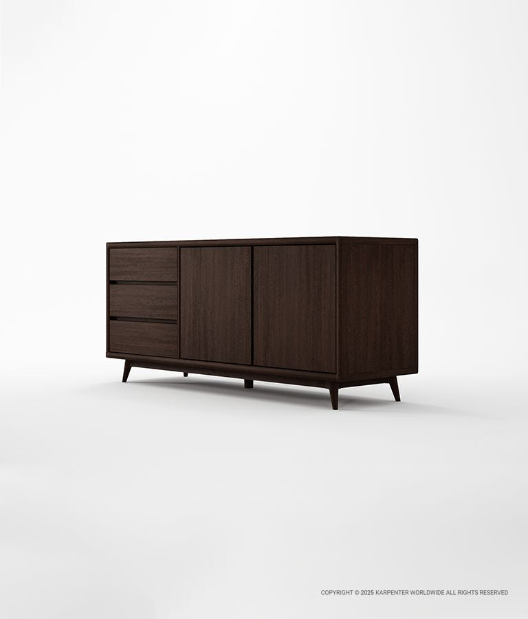 VINTAGE Sideboard w/ 3 Drawers & 2 Doors