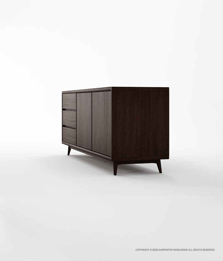 VINTAGE Sideboard w/ 3 Drawers & 2 Doors