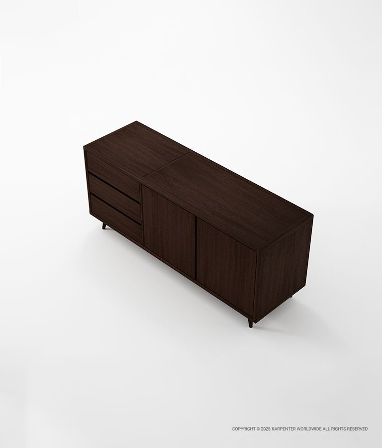 VINTAGE Sideboard w/ 3 Drawers & 2 Doors