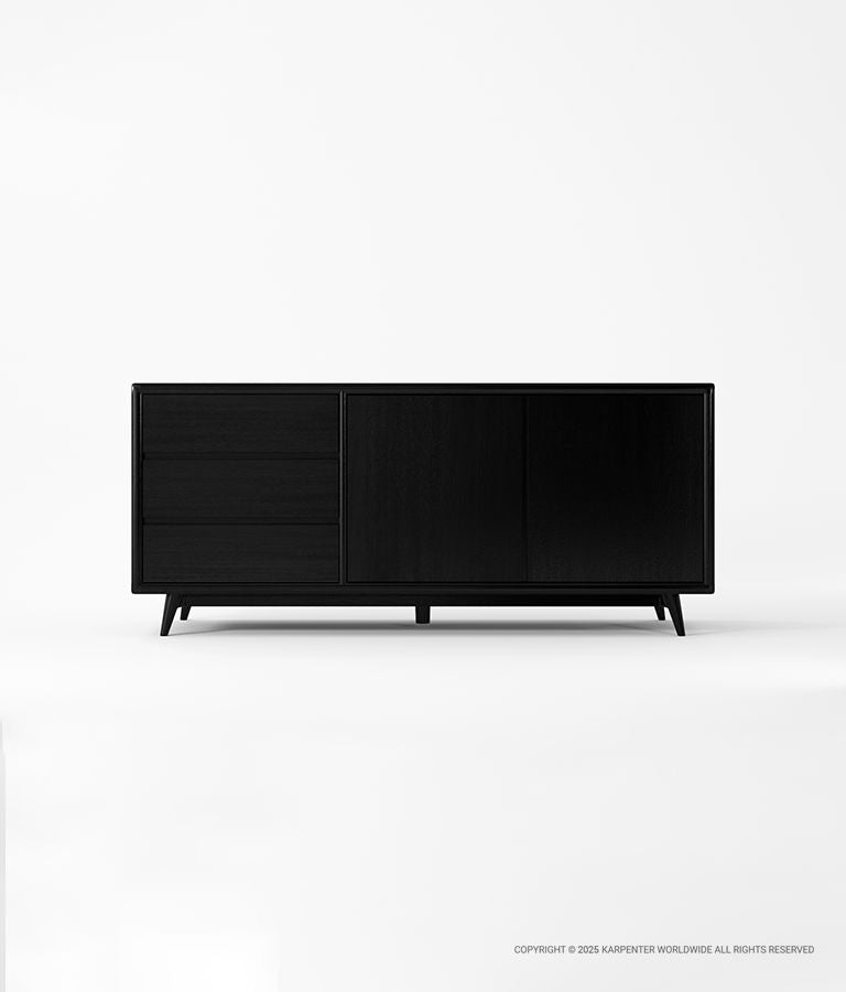 VINTAGE Sideboard w/ 3 Drawers & 2 Doors