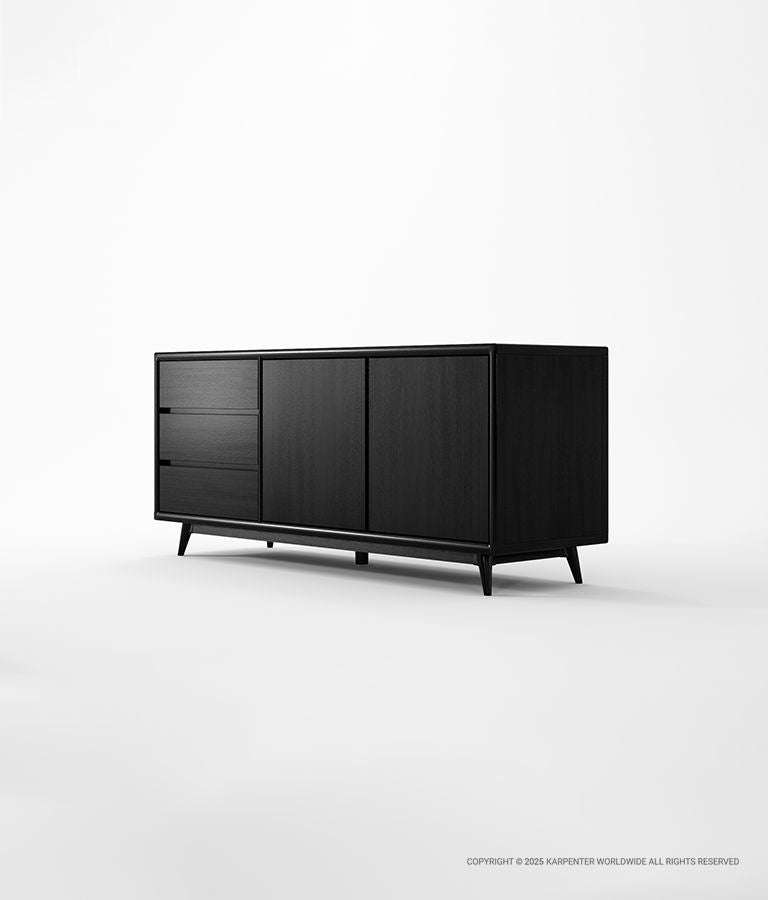 VINTAGE Sideboard w/ 3 Drawers & 2 Doors