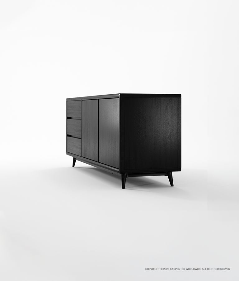 VINTAGE Sideboard w/ 3 Drawers & 2 Doors