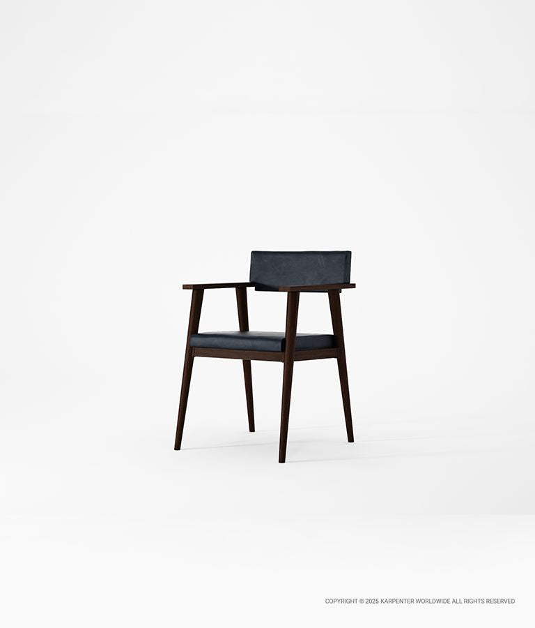 VINTAGE Armchair with Leather
