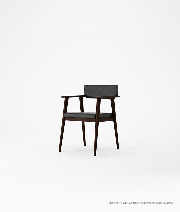 VINTAGE Armchair with Leather