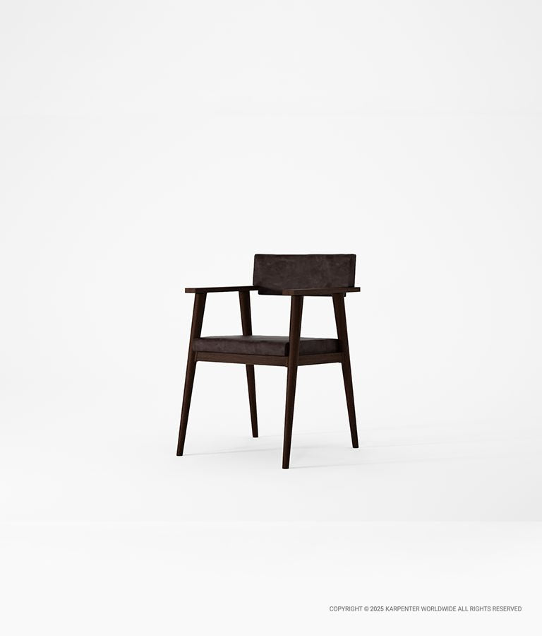 VINTAGE Armchair with Leather