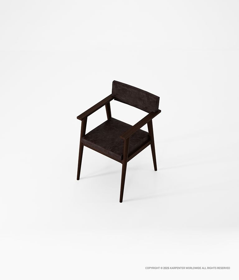 VINTAGE Armchair with Leather