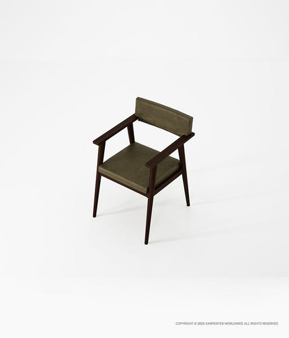 VINTAGE Armchair with Leather