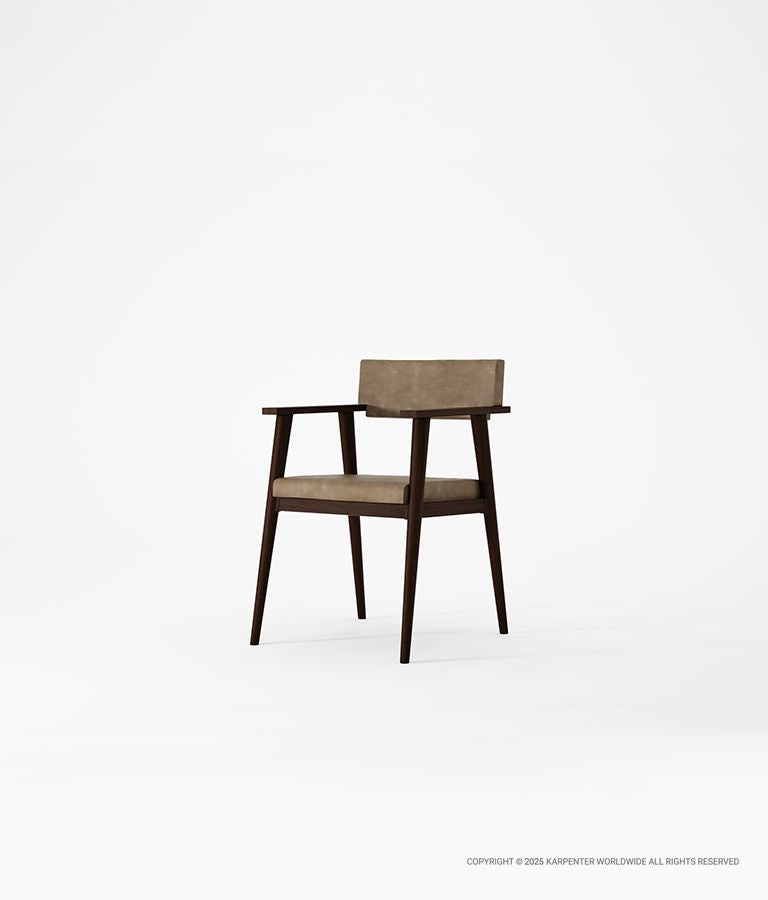 VINTAGE Armchair with Leather