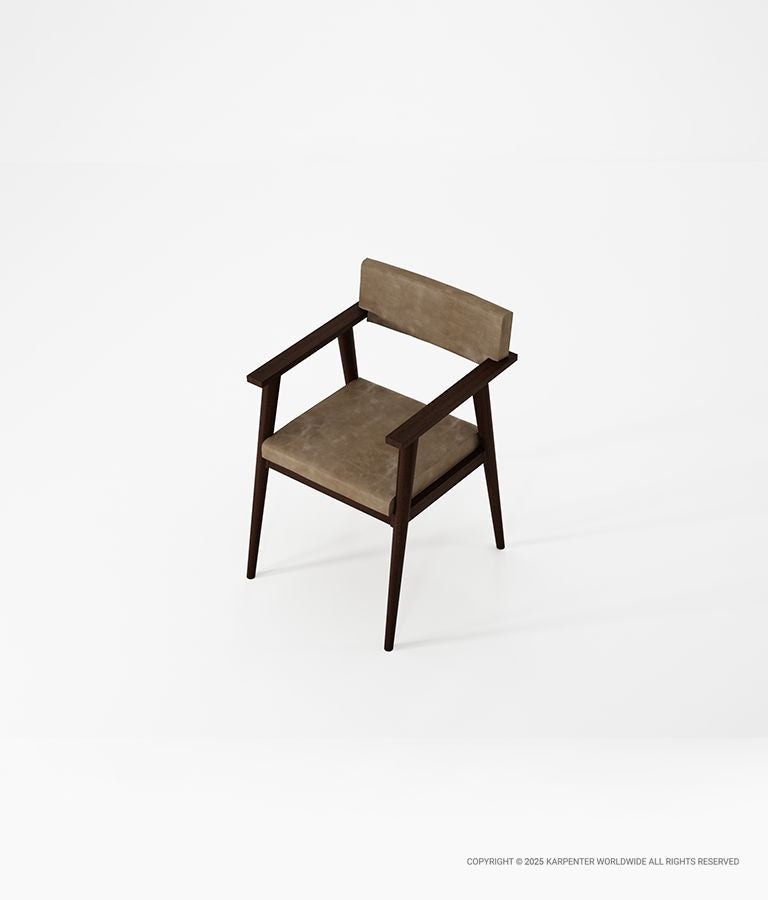 VINTAGE Armchair with Leather