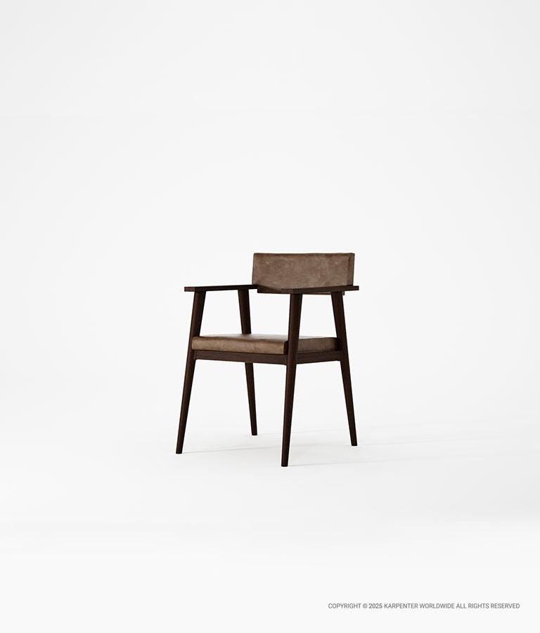 VINTAGE Armchair with Leather