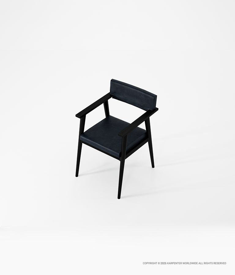 VINTAGE Armchair with Leather