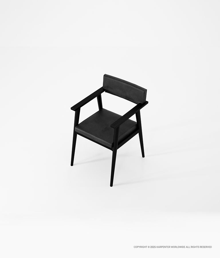 VINTAGE Armchair with Leather