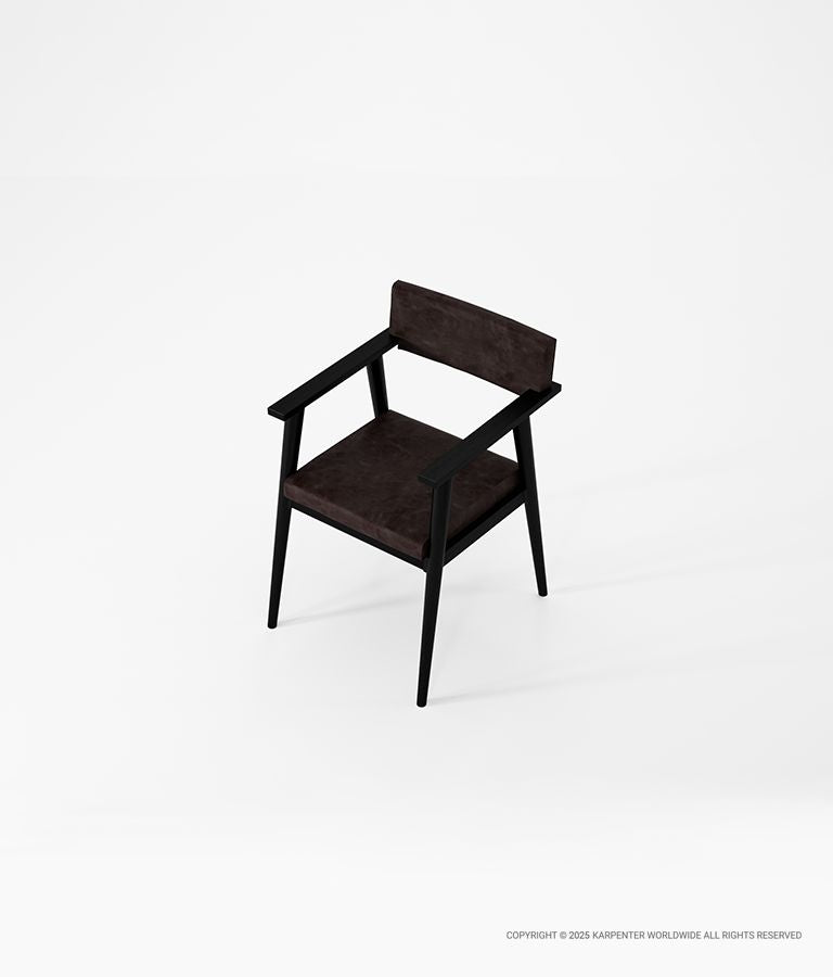 VINTAGE Armchair with Leather