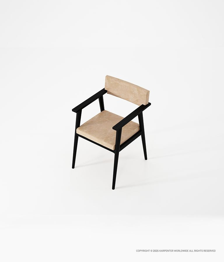 VINTAGE Armchair with Leather