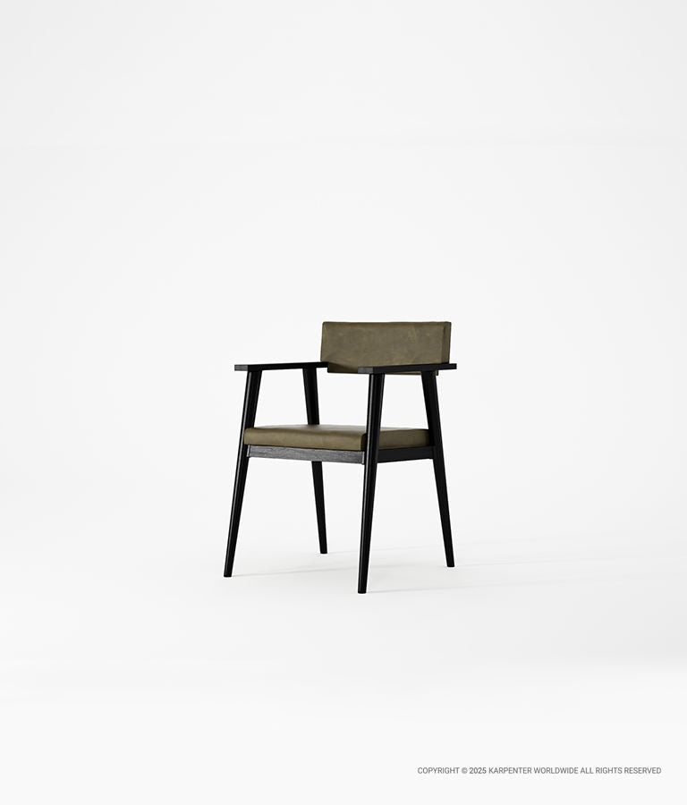 VINTAGE Armchair with Leather