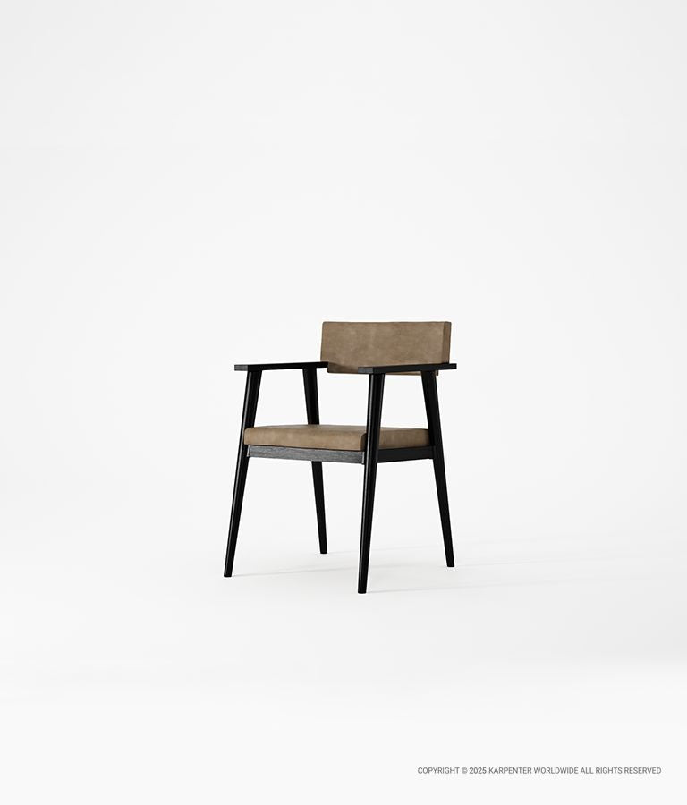 VINTAGE Armchair with Leather