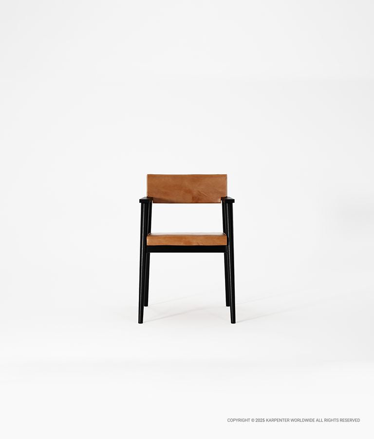 VINTAGE Armchair with Leather