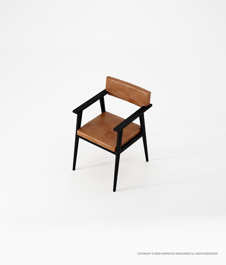 VINTAGE Armchair with Leather