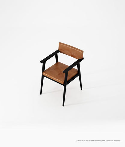 VINTAGE Armchair with Leather