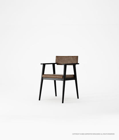 VINTAGE Armchair with Leather