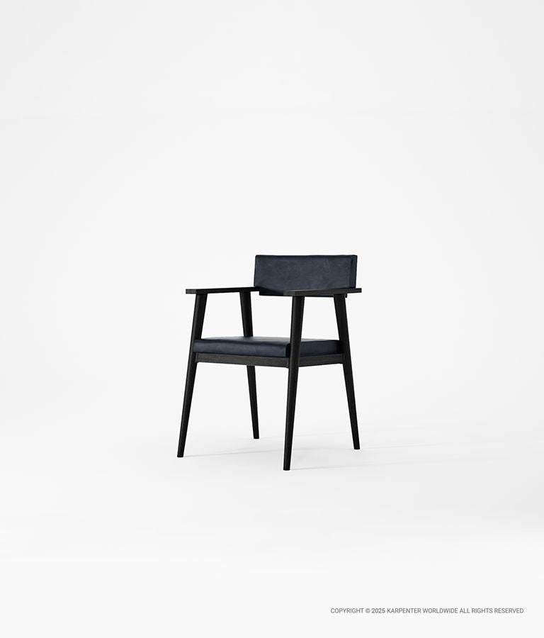 VINTAGE Armchair with Leather