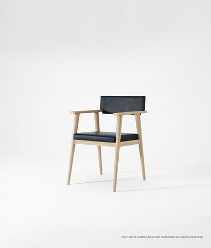 VINTAGE Armchair with Leather