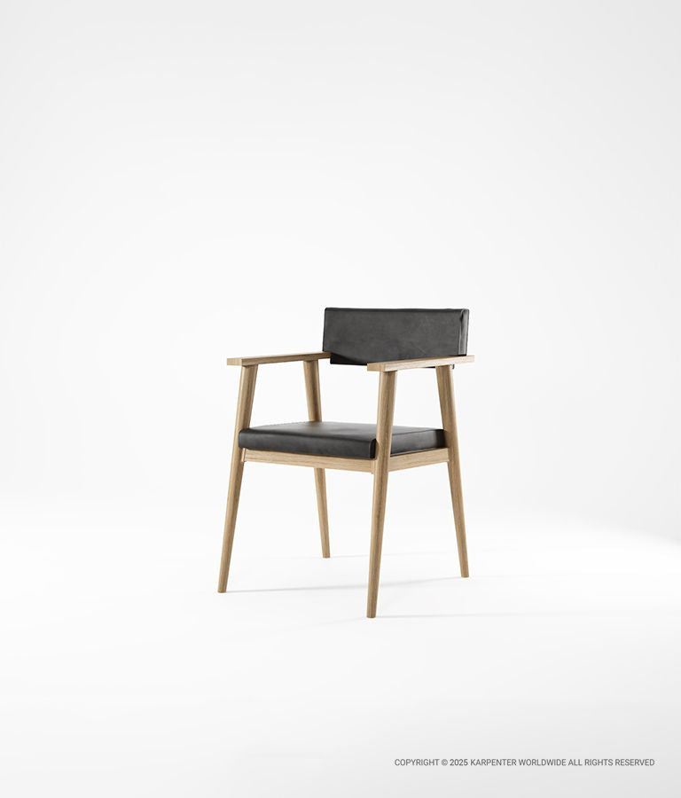 VINTAGE Armchair with Leather