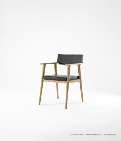 VINTAGE Armchair with Leather