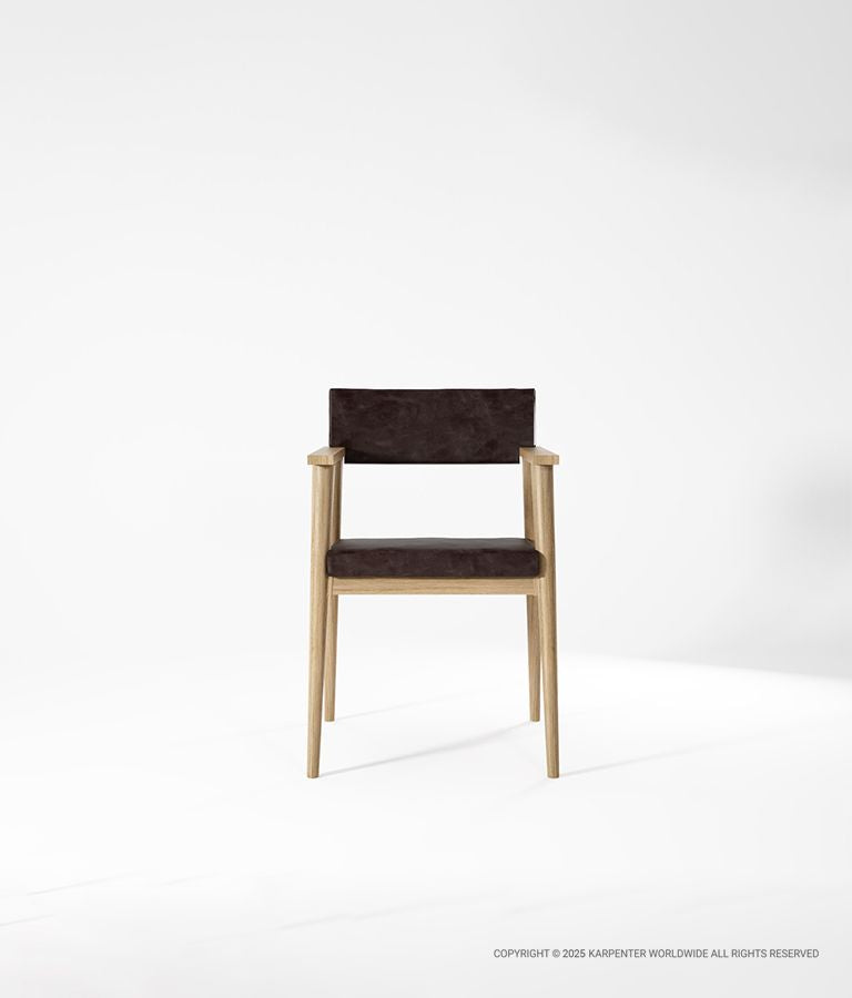 VINTAGE Armchair with Leather