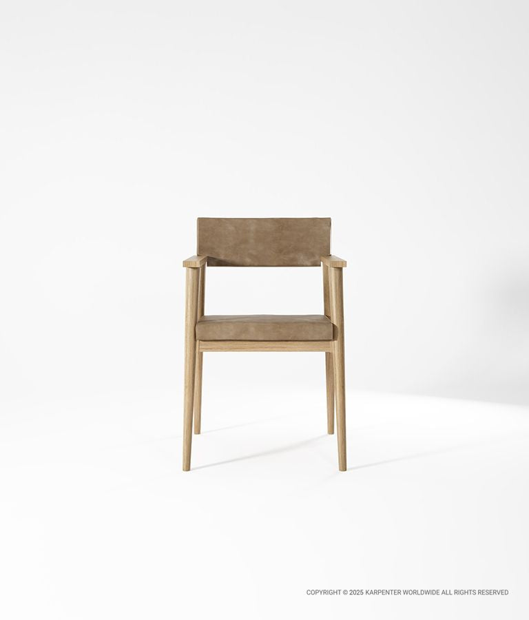 VINTAGE Armchair with Leather