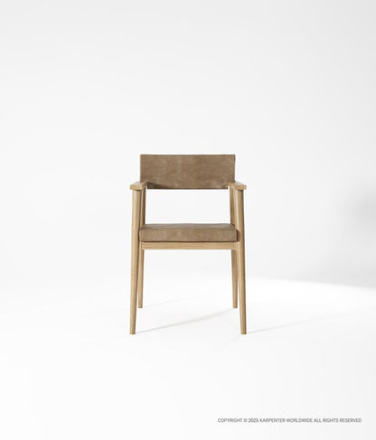 VINTAGE Armchair with Leather
