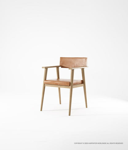 VINTAGE Armchair with Leather